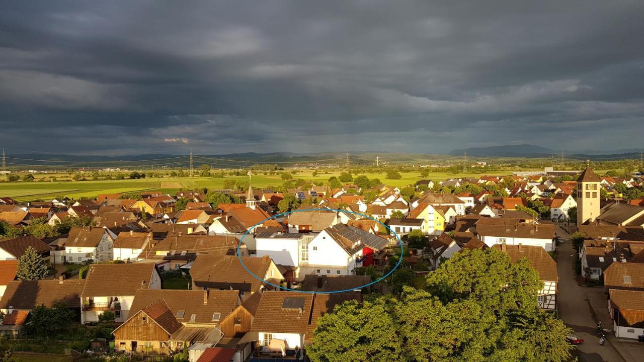 Ferienwohnung Sonnenschein Rheinhausen Eksteriør bilde